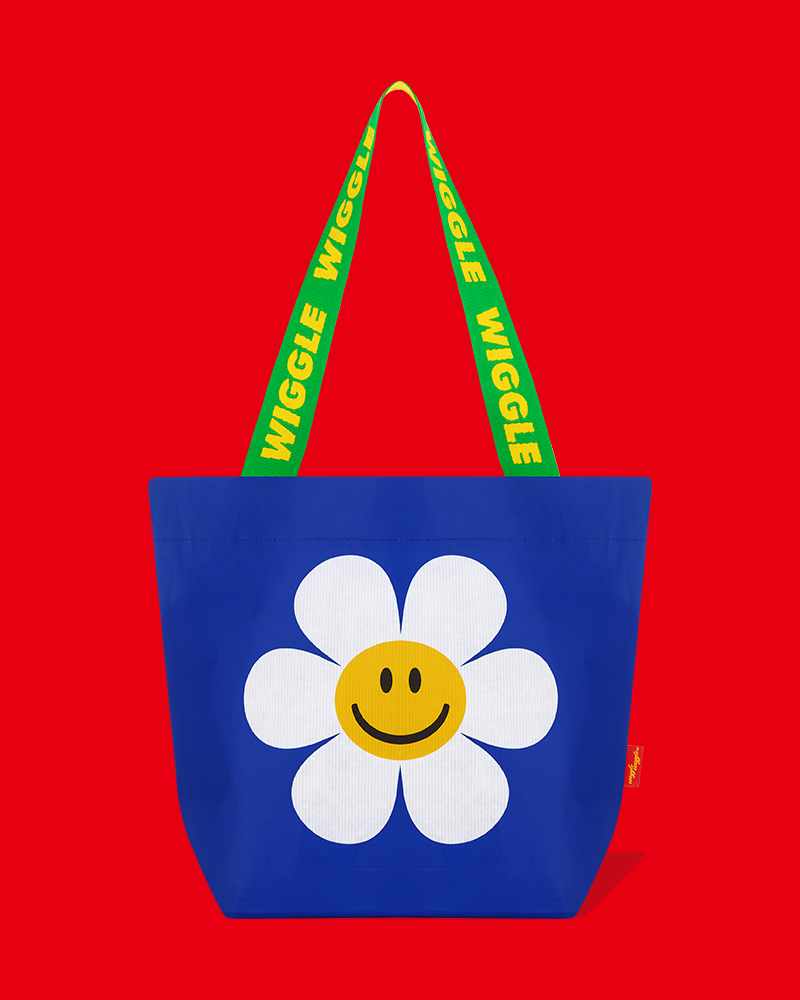 Reusable Shopper Bag (S) - Smile We Love Blue