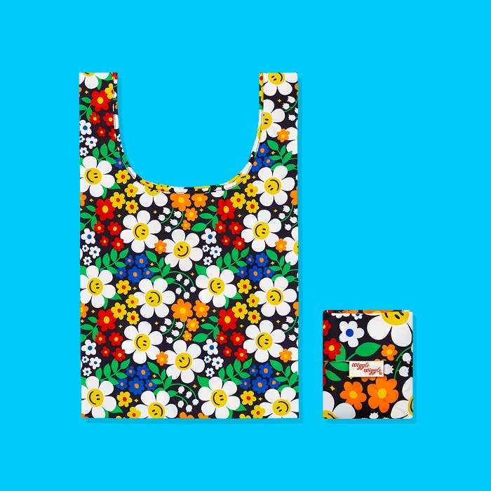 Picnic Bag - Spring Garden Black