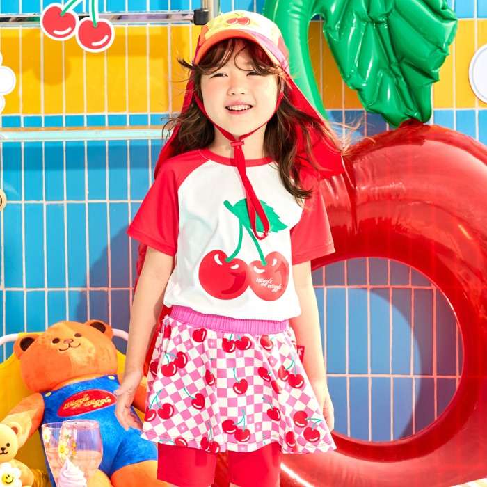 wiggle wiggle Water Short-Sleeve T-Shirt - Red