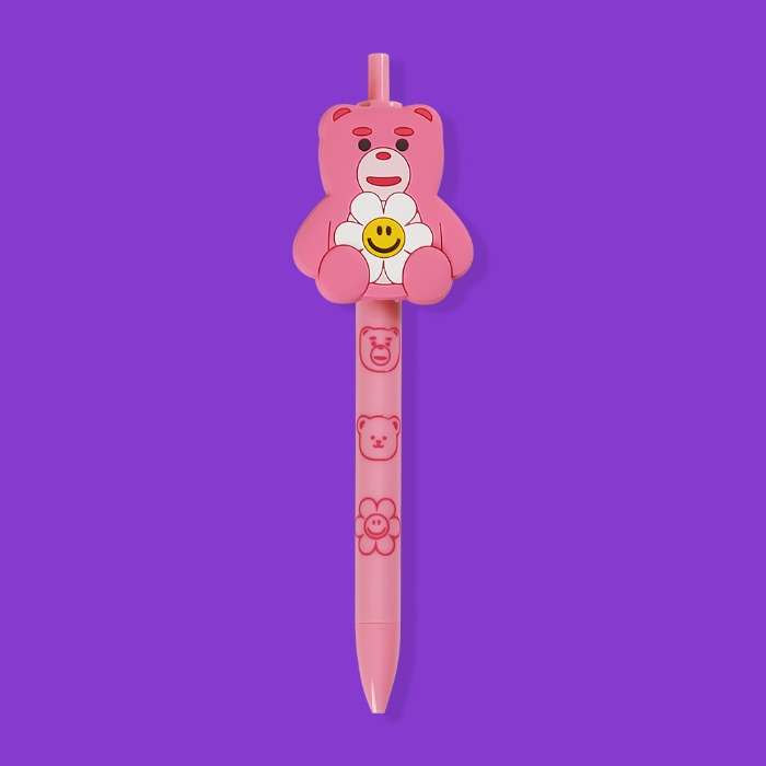 [Belly Gom × Wiggle Wiggle] PVC Pen - Twin Bears