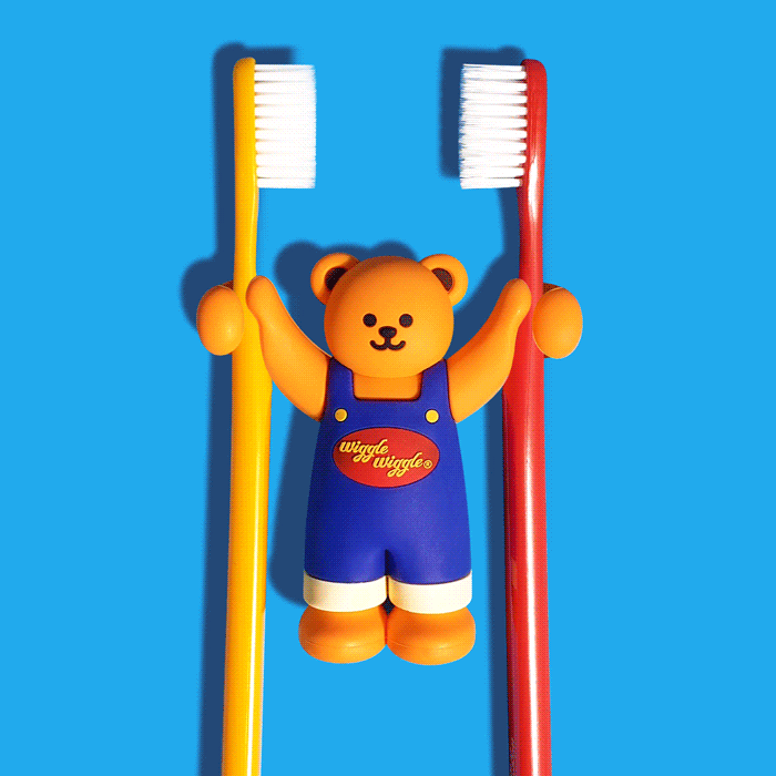Toothbrush Holder - Wiggle Bear