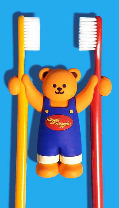 歯ブラシホルダー - Wiggle Bear