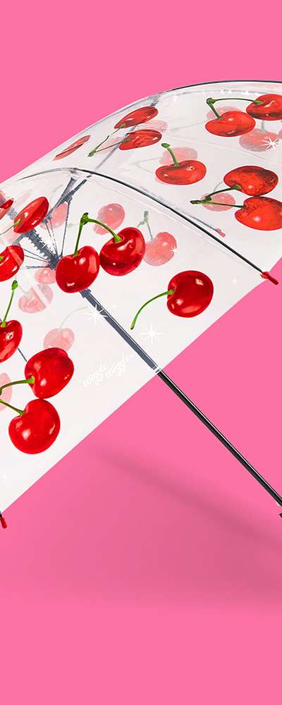 透明傘 - Sugar Candy Cherry
