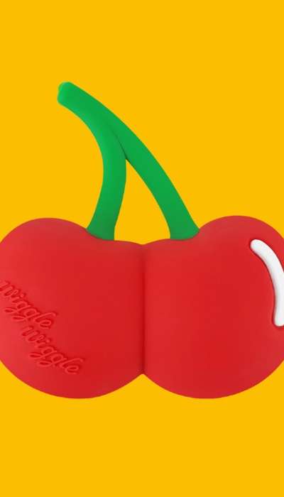 ずり落ち防止シリコンチャーム - Cherry