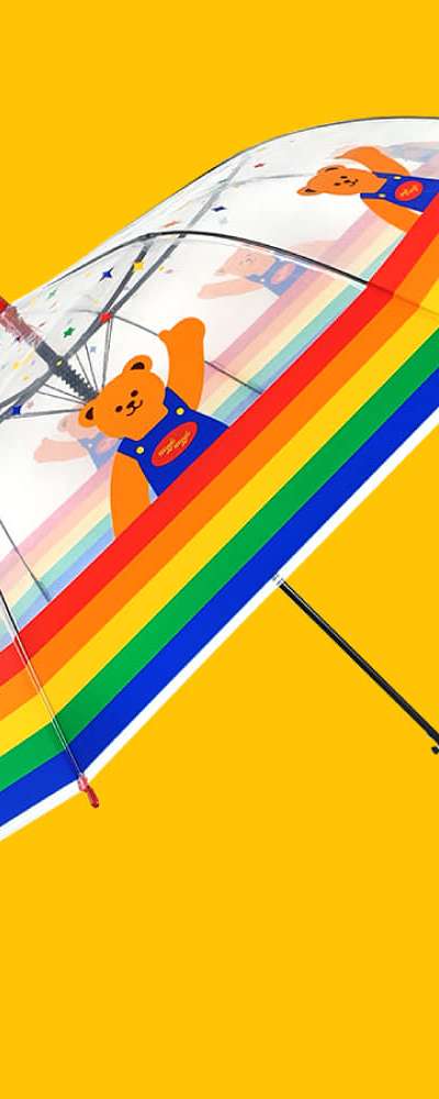 透明傘 - Teddy Bear