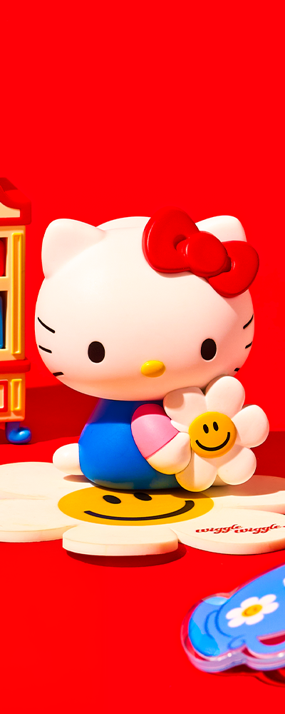 ハローキティ & wiggle wiggle カー用芳香剤 - Hello Kitty & Smile We Love