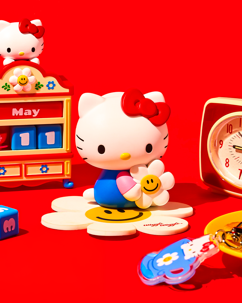 Hello Kitty & Wiggle Wiggle Car Air Freshener - Hello Kitty & Smile We Love