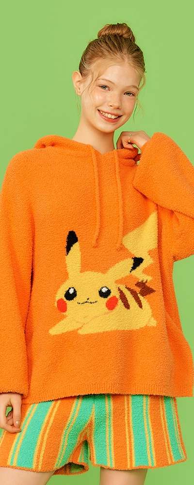 [ポケモン Special Design] フードパジャマセット - ピカチュウ
