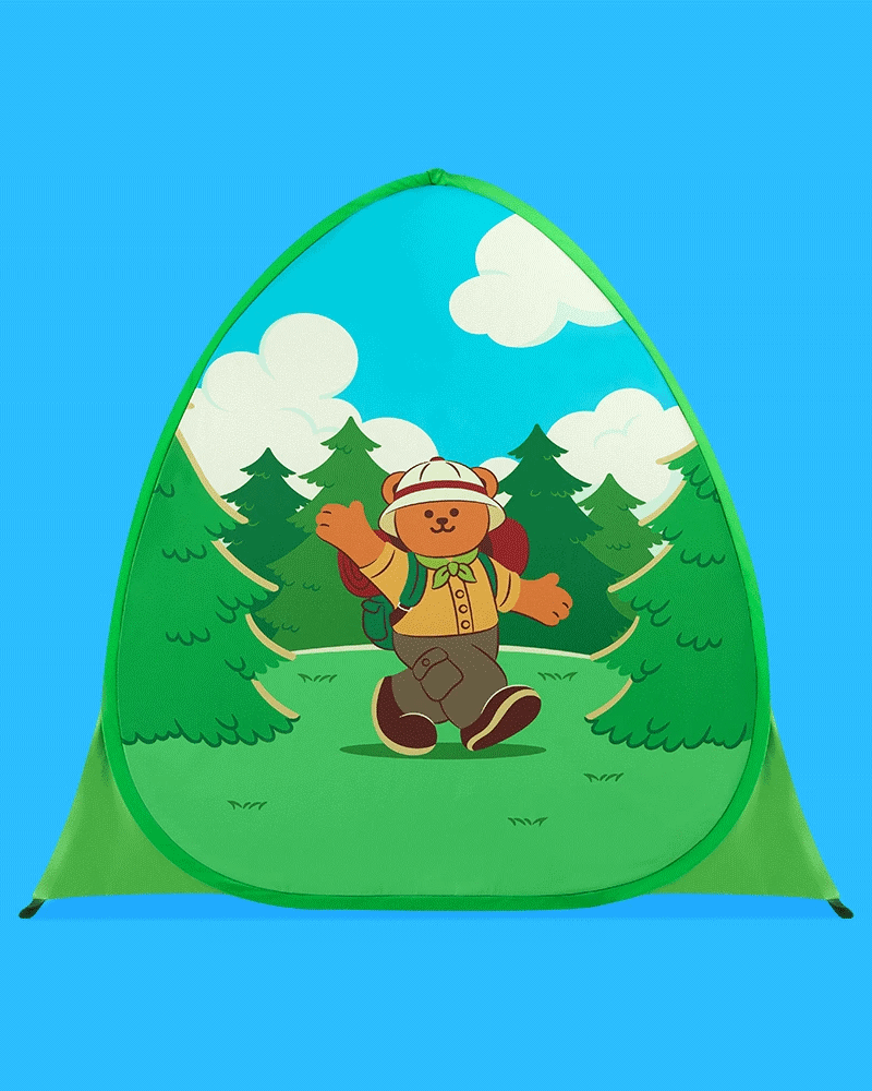 Popup Tent SET - Camping Bear