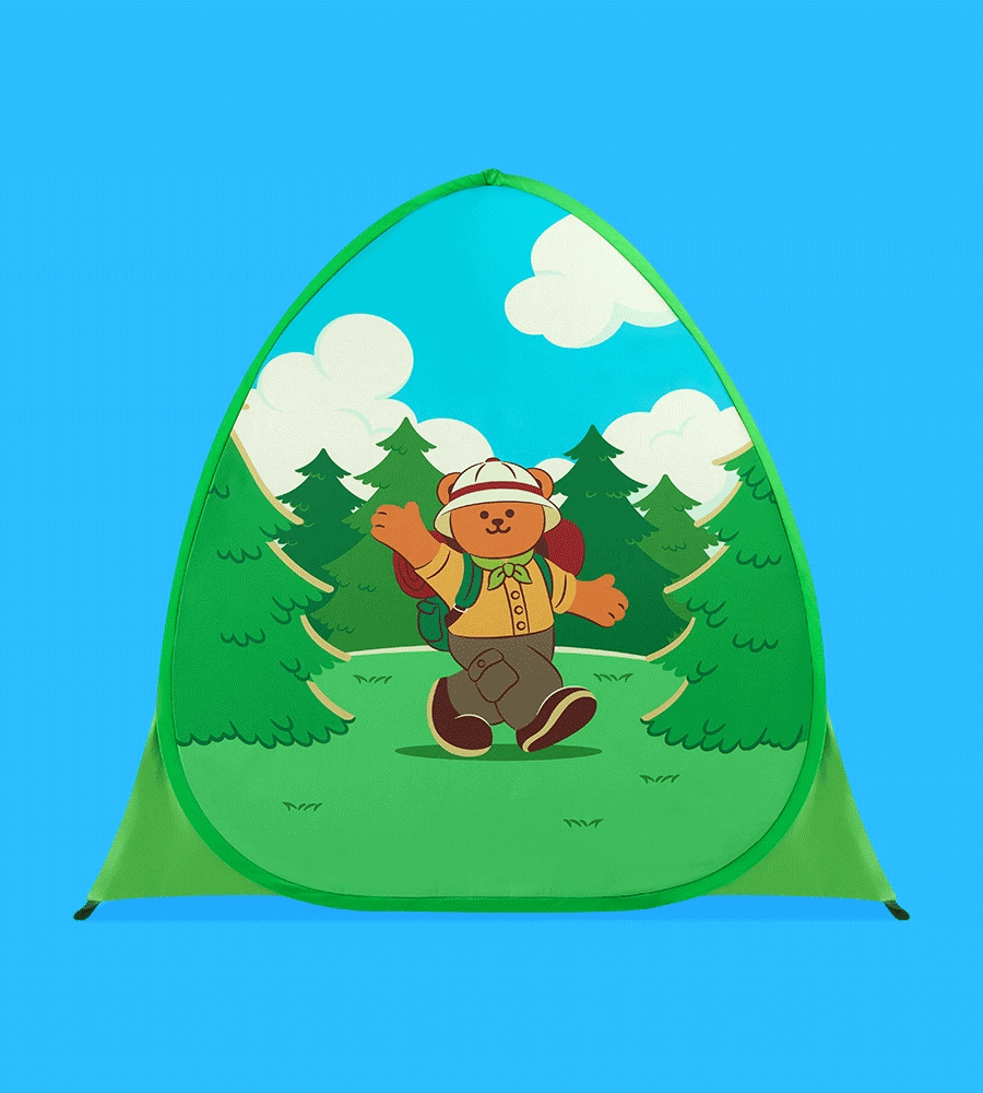 Popup Tent SET - Camping Bear