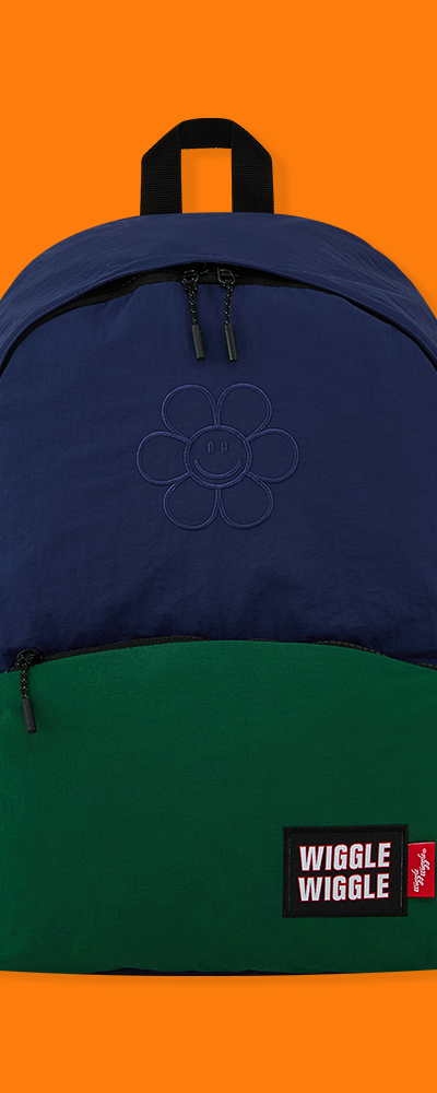Nylon Backpack - Blue&Green (M)