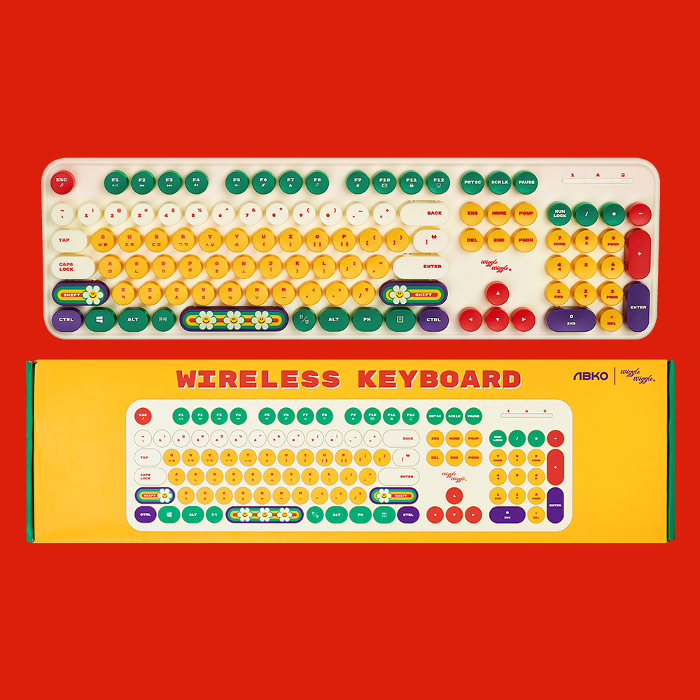 [Abko X Wiggle Wiggle] Keyboard - Color Mix