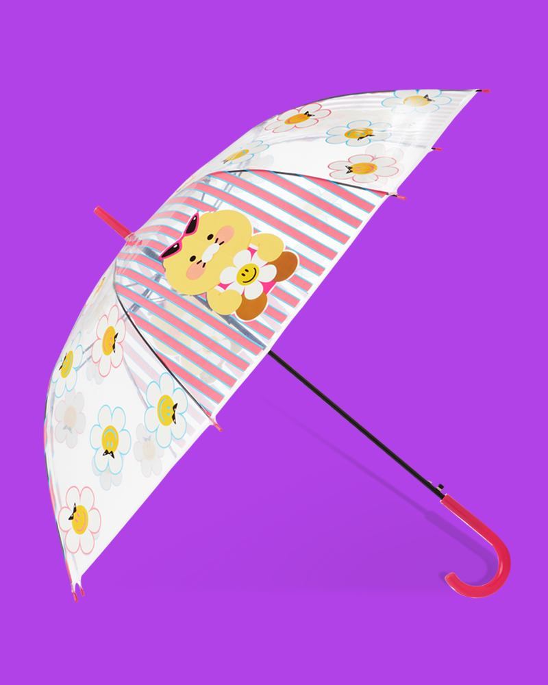 [Wiggle Wiggle × Kakao Friends] Clear Umbrella_Choonsik