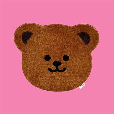 Foot Mat (S) - Teddy Bear
