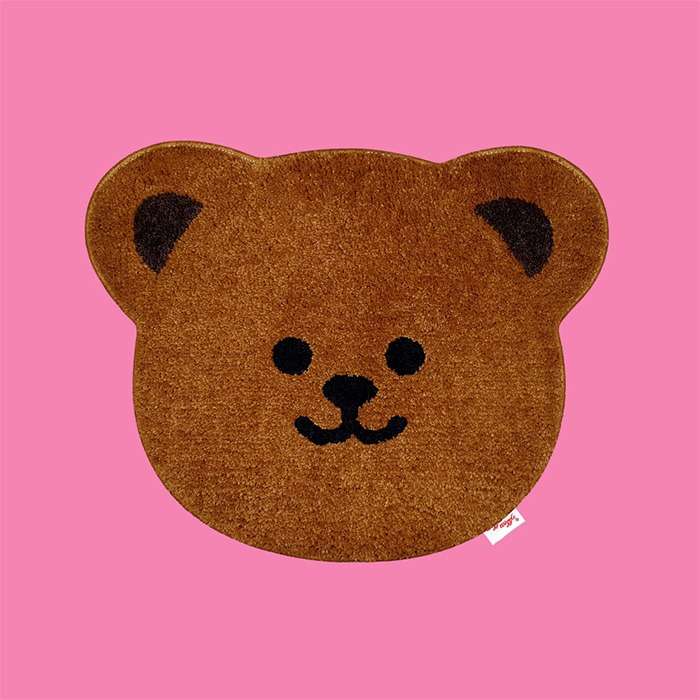 Foot Mat (S) - Teddy Bear