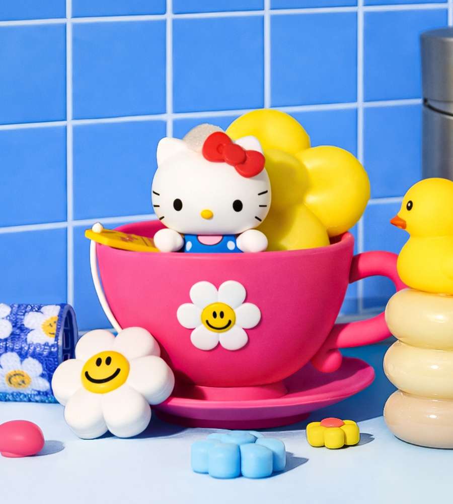 Hello Kitty & Wiggle Wiggle Soap Tray - Bubble Teatime