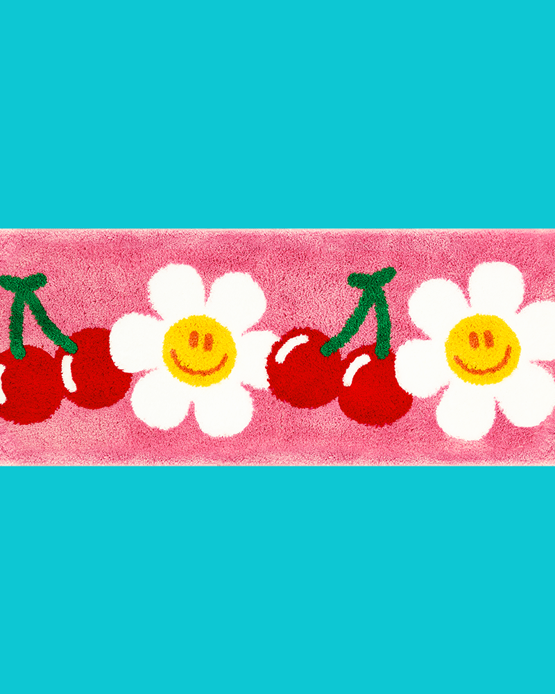 バスマット(L) - Smile We Love Pink