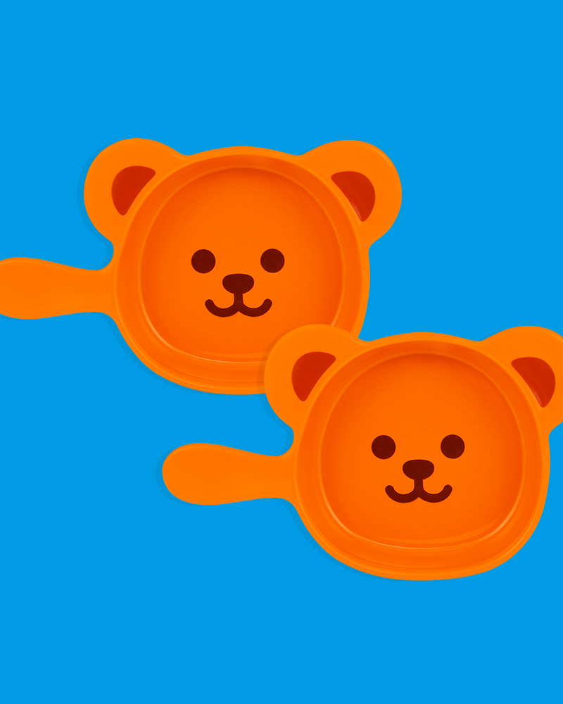 Handle Plate 2P Set - Wiggle Bear