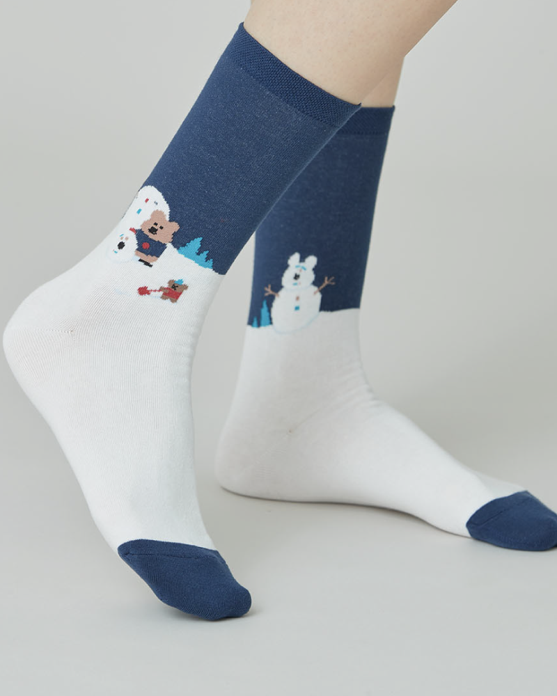 Snowman! Single Socks