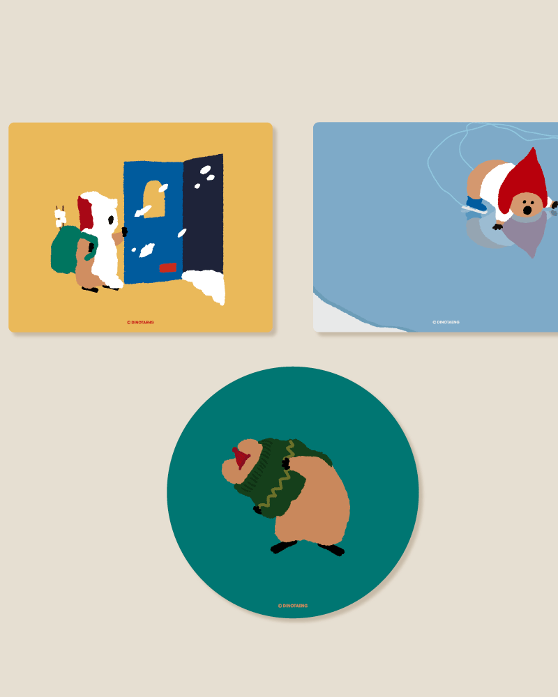 Quokka's Winter Troubles Mousepad