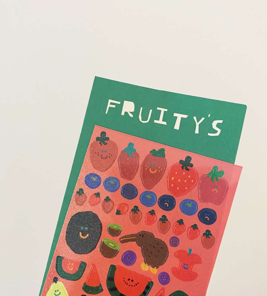 Fruity's Glitter Sticker