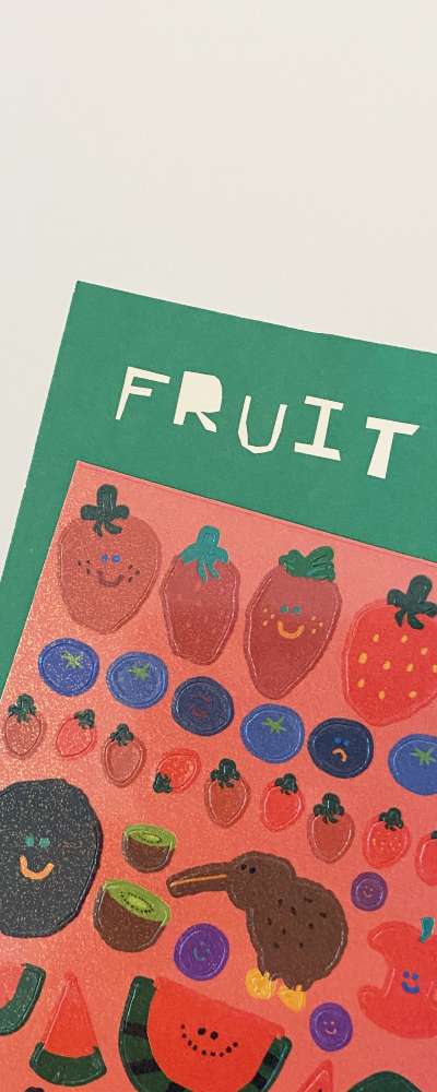 Fruity's グリッタースティッカー