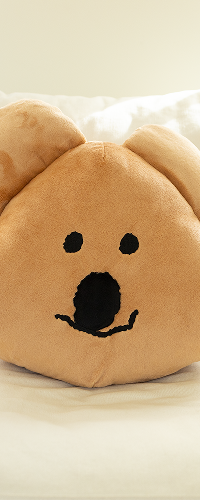 Fluffy QUOKKA Face Cushion