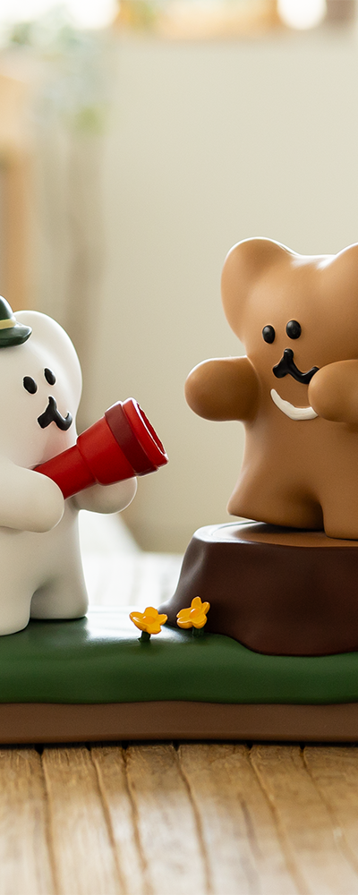 QUOKKA & BOBO IN THE WOODS MINI LAMP