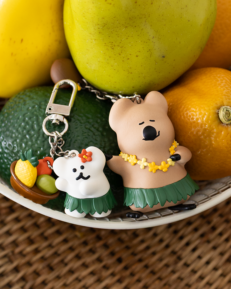 Tanning QUOKKA & BOBO Keychain