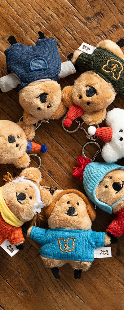 COCOCUP Flat Fur Keychain