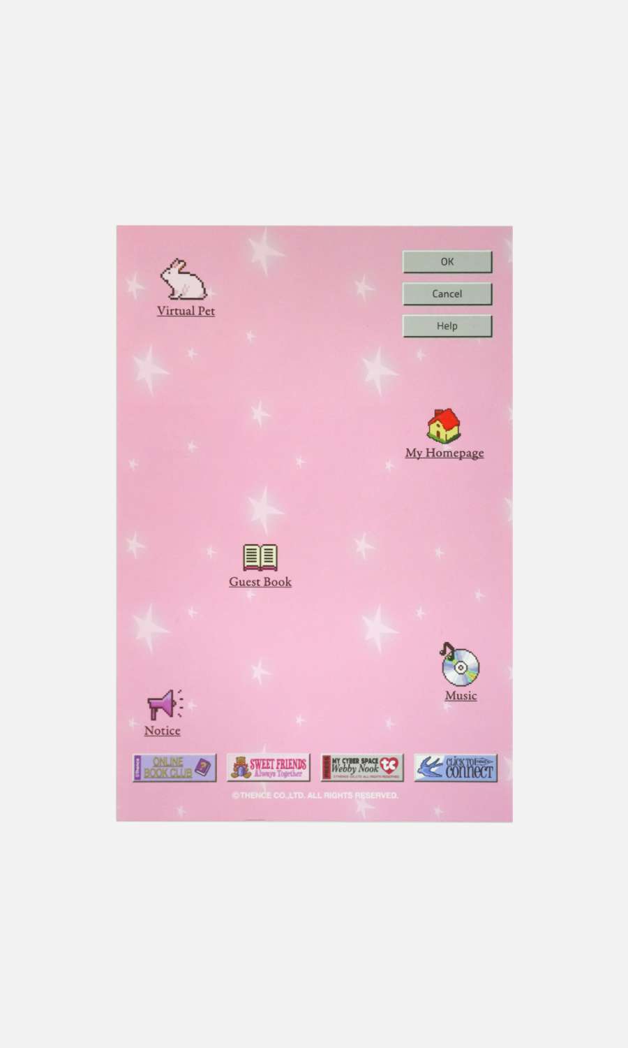 Thence Scrap Book Paper_Old Web