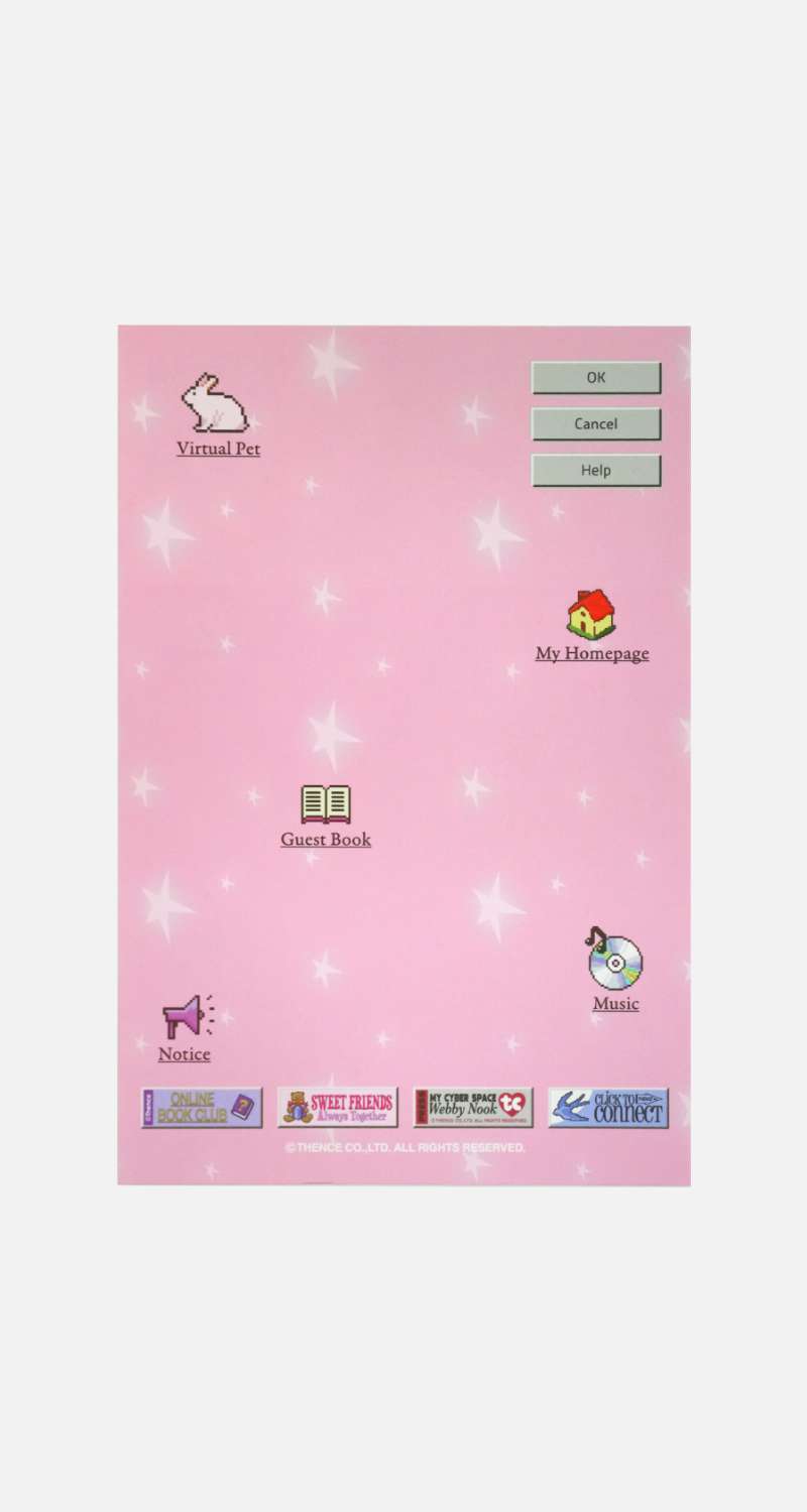 Thence Scrap Book Paper_Old Web