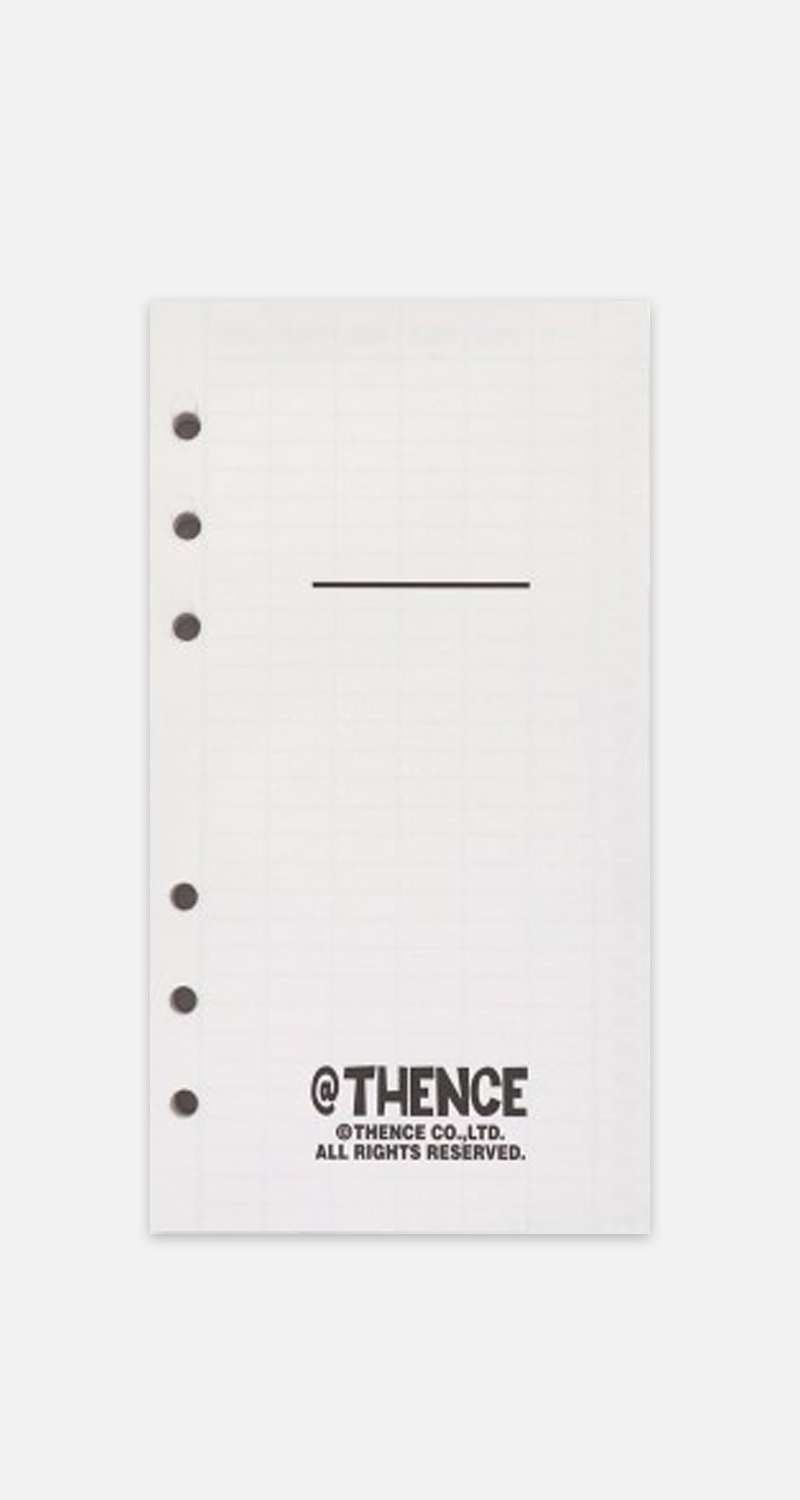 Diary Paper Set_A6 Standard Ver [PVC Sewing Pouch Diary Compatible]
