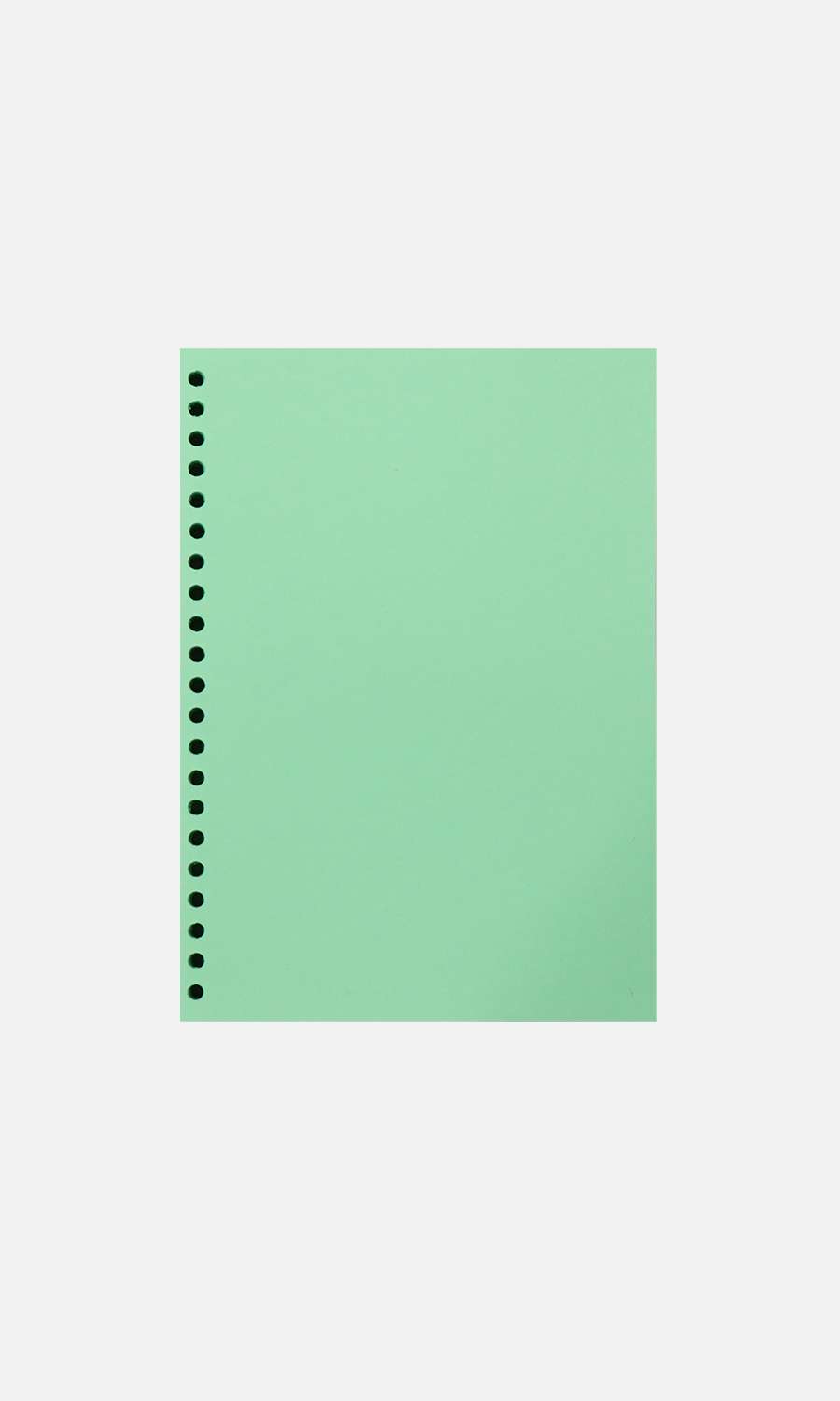 Binder Note Paper_Green [Loose Leaf Binder Note Refill]