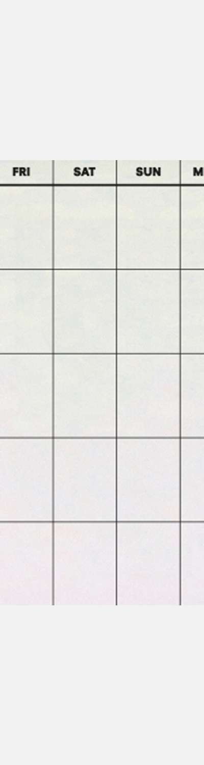 Diary Paper_Monthly [Zipper Pouch Diary_Clear専用]