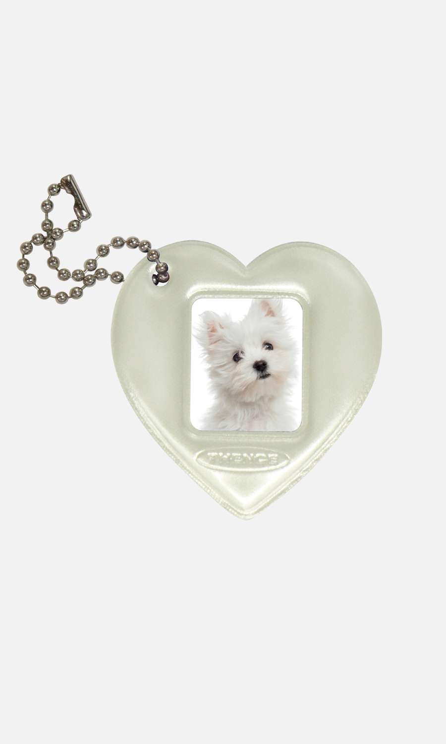 Shimmer Photo Frame Key Holder_Cream Heart