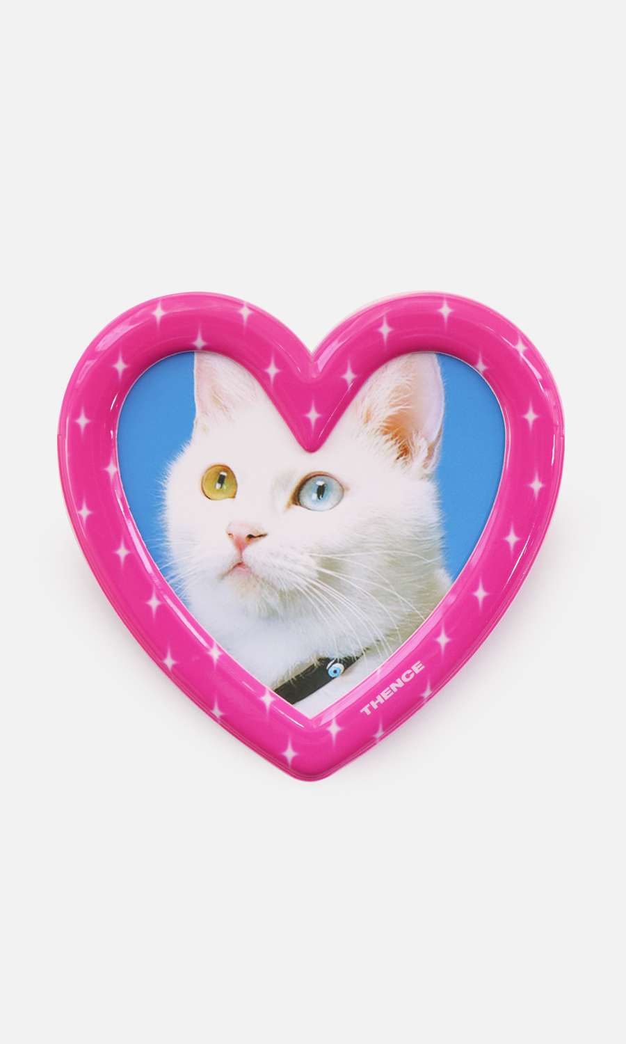 Magnet Stand Photo Frame_Heart_Pink