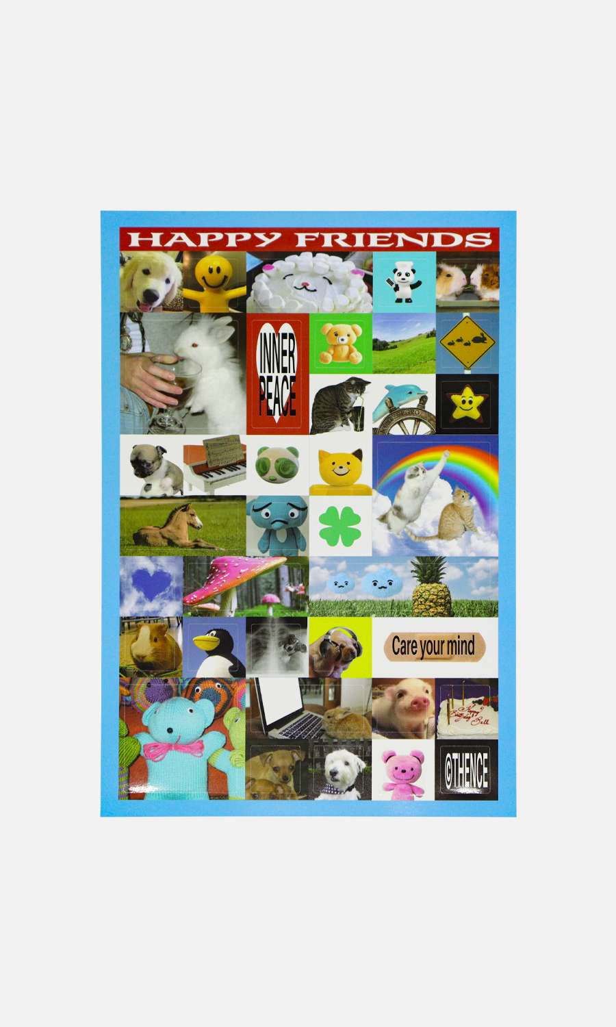 Square Sticker_Happy Friends