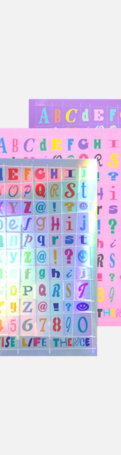 レターステッカーセット_Ver.5
