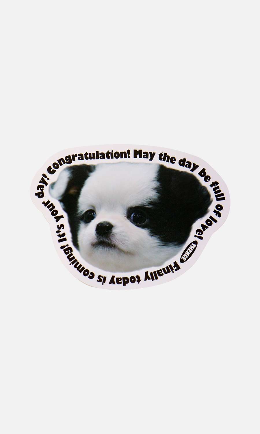 Thomson Card_B&W Puppy