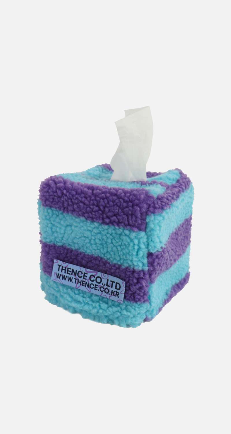Fluffy Tissue Cover_Stripe