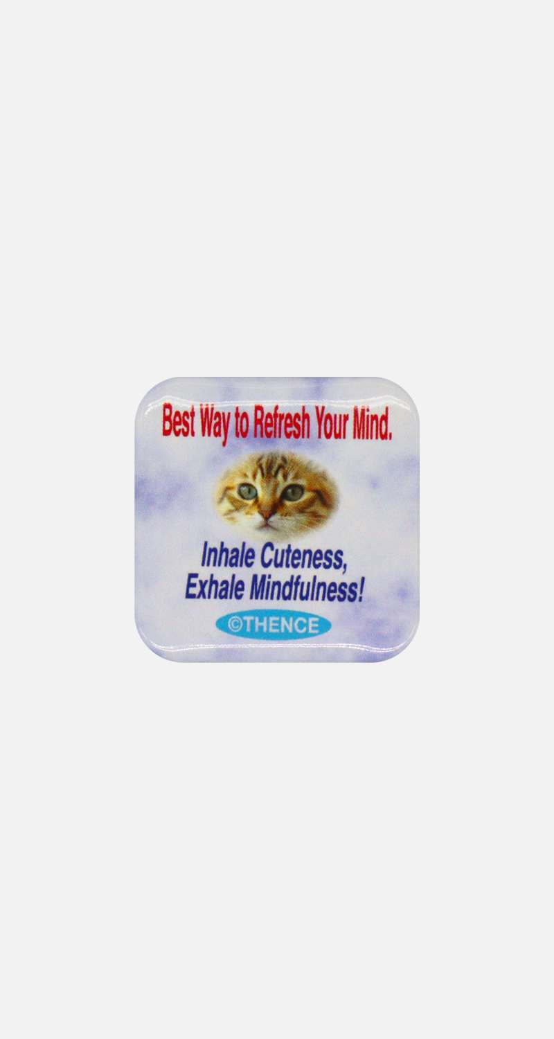 Pin Button_Square_Cat