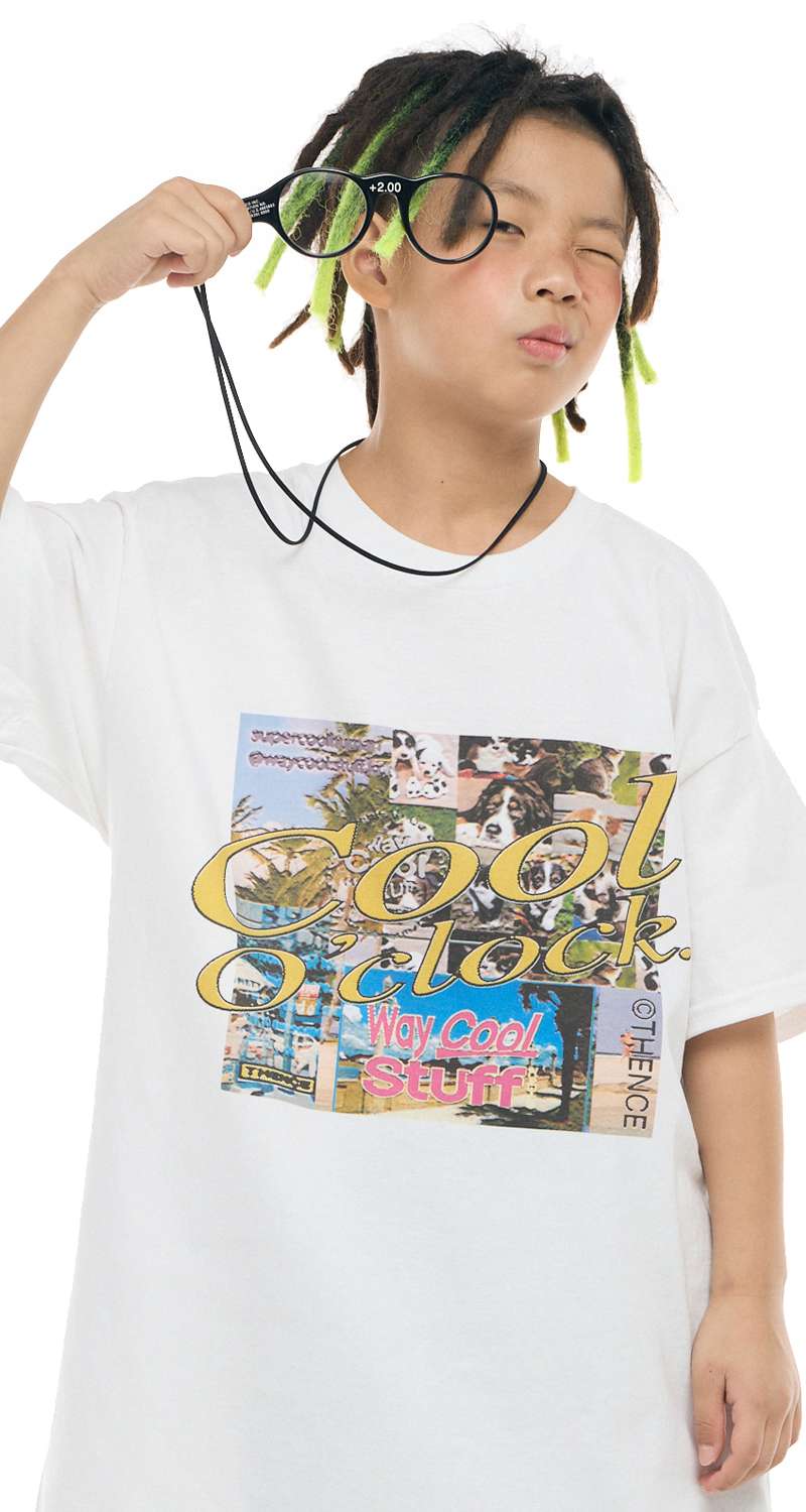 Boxy Half Tee_White