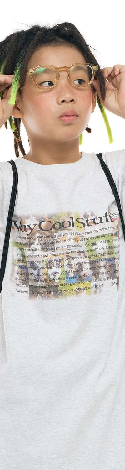 Boxy Half Tee_WCS_White Melange