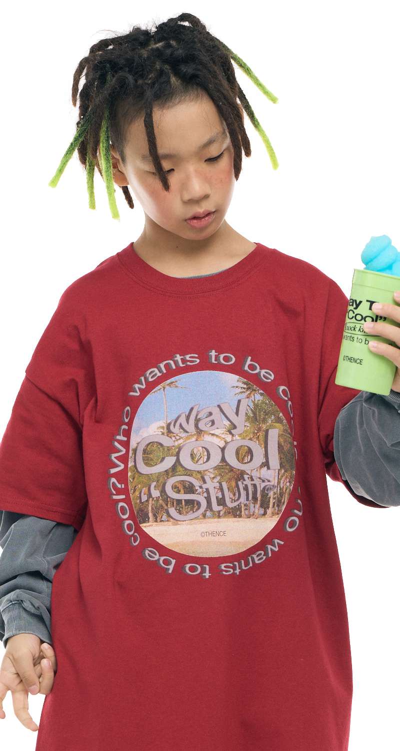 Boxy Half Tee_WCS_Red