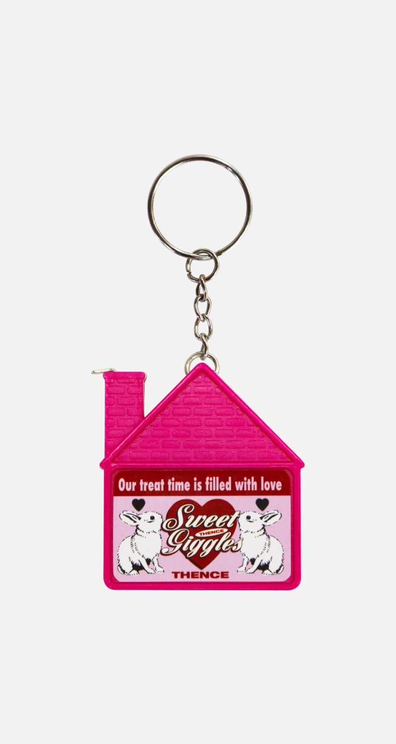 [Restocked] House-shaped Ruler Key Holder_Pink