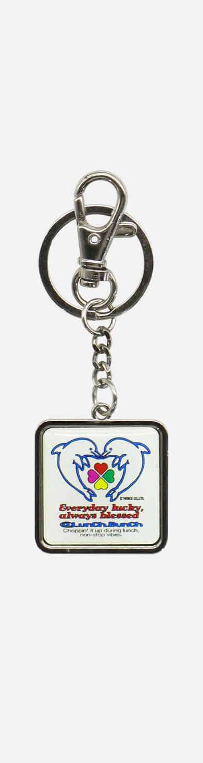 Square Steel Key Holder_Dolphin