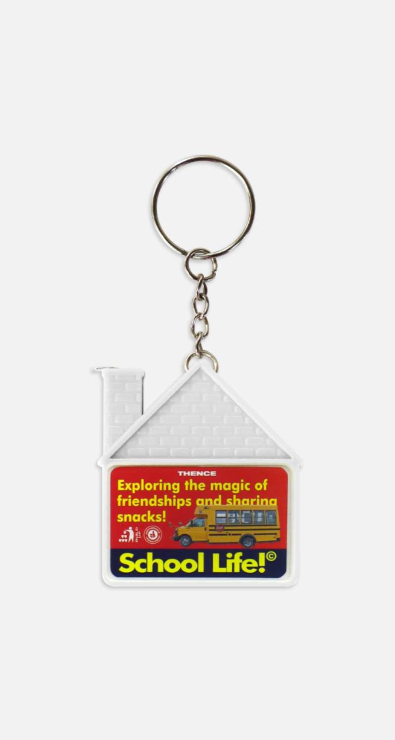 House-shaped Ruler Key Holder_White