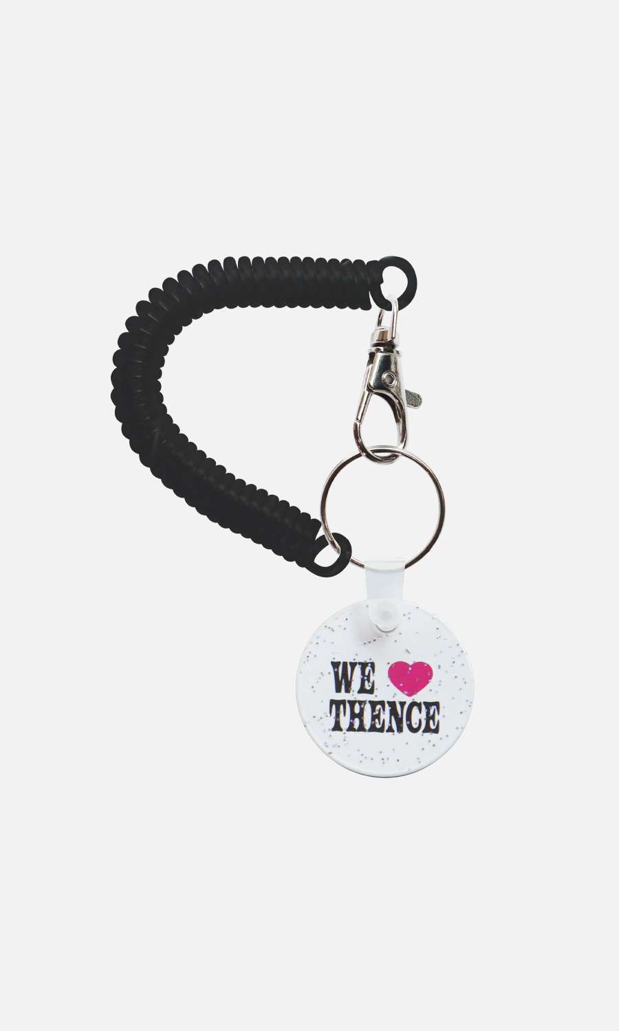 Glitter Key Holder_White