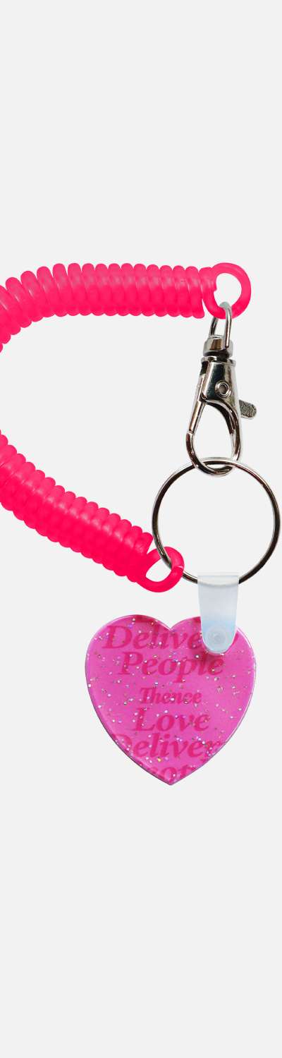 Glitter Key Holder_Pink